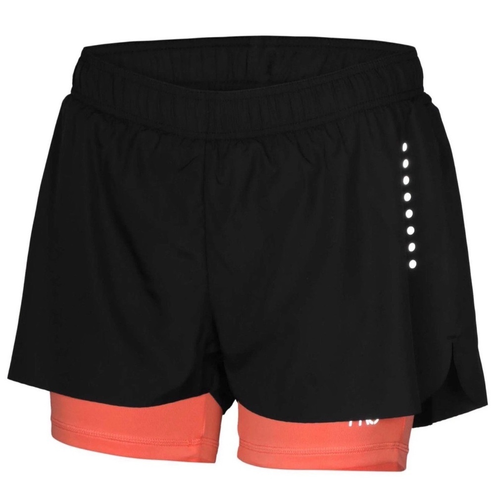 Crivit Pro Black and Orange Women's Running Shorts Size M